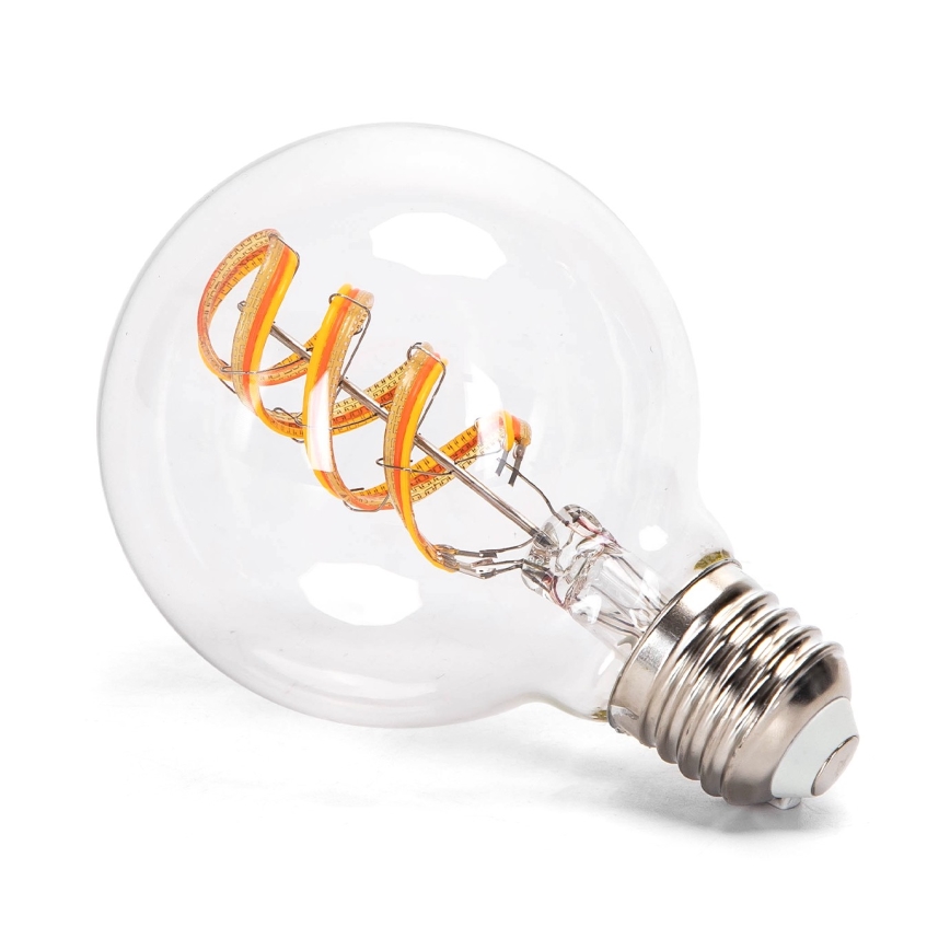 LED RGBW Stmievateľná žiarovka FILAMENT MESH Smart G80 E27/4,9W/230V 2700K - Aigostar