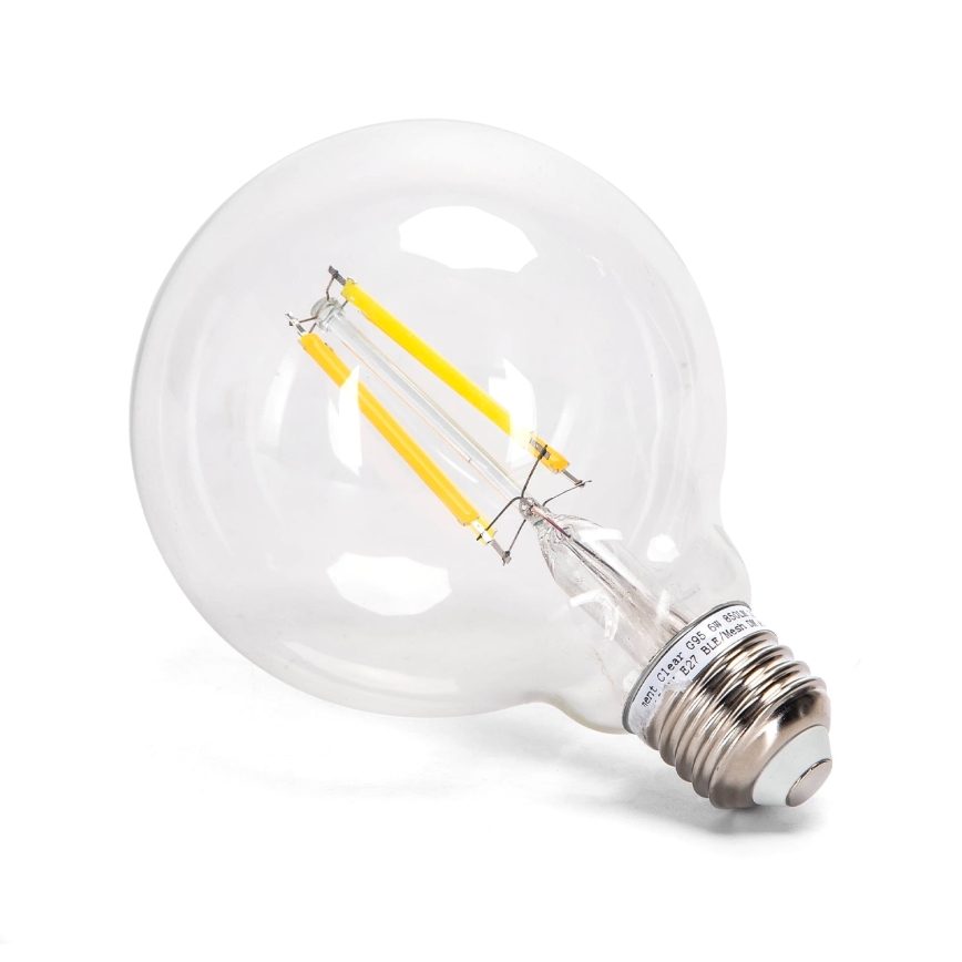 LED RGBW Stmievateľná žiarovka FILAMENT MESH Smart G95 E27/4,9W/230V 2700K - Aigostar