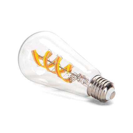 LED RGBW Žiarovka FILAMENT ST64 E27/4,9W/230V 2700-6500K - Aigostar