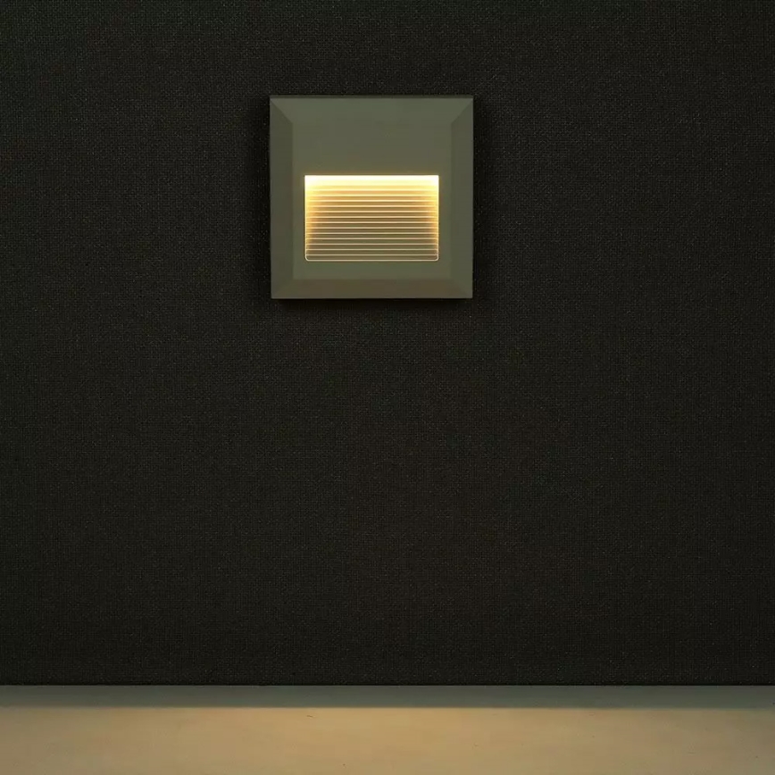LED Schodiskové svietidlo 1xLED/2W/230V 3000K IP65