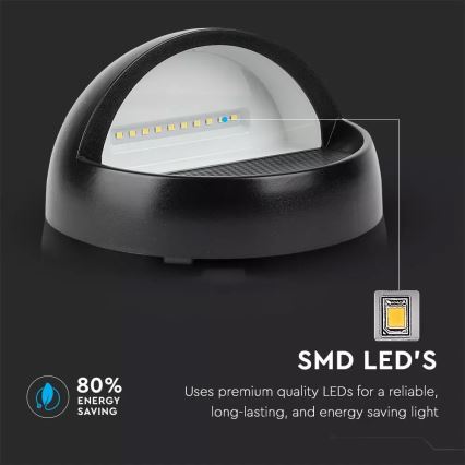 LED Schodiskové svietidlo 1xLED/3W/230V 3000K IP65