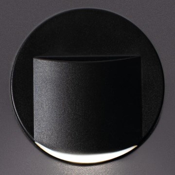 LED schodiskové svietidlo ERINUS LED/0,8W/12V 3000K čierne