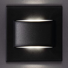 LED Schodiskové svietidlo ERINUS LED/1,5W/12V 3000K čierna