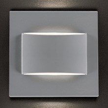 LED Schodiskové svietidlo ERINUS LED/1,5W/12V 3000K šedá