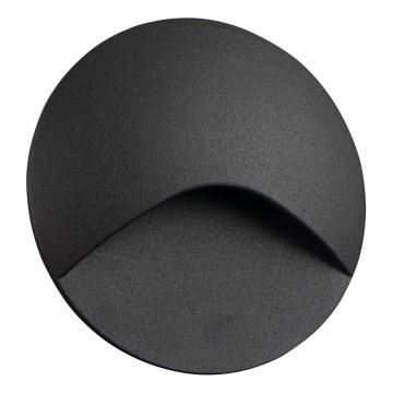 LED Schodiskové svietidlo EXIN LED/2,5W/230V 4000K IP65 antracitové okrúhle