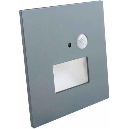 LED schodiskové svietidlo s pohybovým a súmrakovým senzorom LED/1,5W/230V 3000/4000/6000K antracit