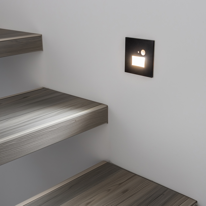 LED Schodiskové svietidlo s pohybovým senzorom LED/1,5W/230V 3000K/4000K/6500K