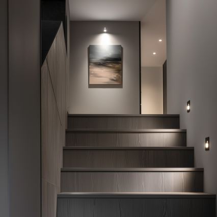 LED Schodiskové svietidlo s pohybovým senzorom LED/1,5W/230V 3000K/4000K/6500K