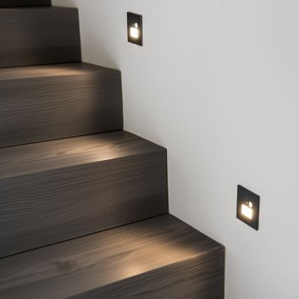 LED Schodiskové svietidlo s pohybovým senzorom LED/1,5W/230V 3000K/4000K/6500K