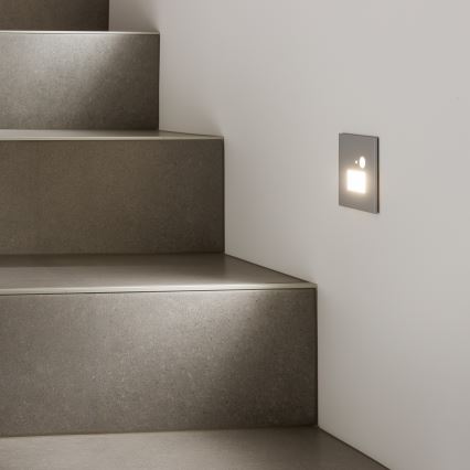 LED Schodiskové svietidlo s pohybovým senzorom LED/1,5W/230V 3000K/4000K/6500K