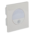 LED schodiskové svietidlo s pohybovým senzorom LED/3W/230V 4000K biela