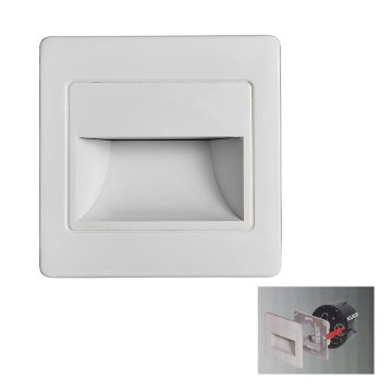 LED Schodiskové svietidlo STEP LIGHT LED/1,5W/230V biela