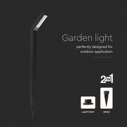 LED Solárna lampa 2v1 LED/1,5W/3,7V IP65 1500 mAh