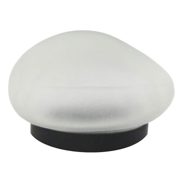 LED solárna lampa 2×LED/1,2 V 300 mAh IP44 čierna/biela