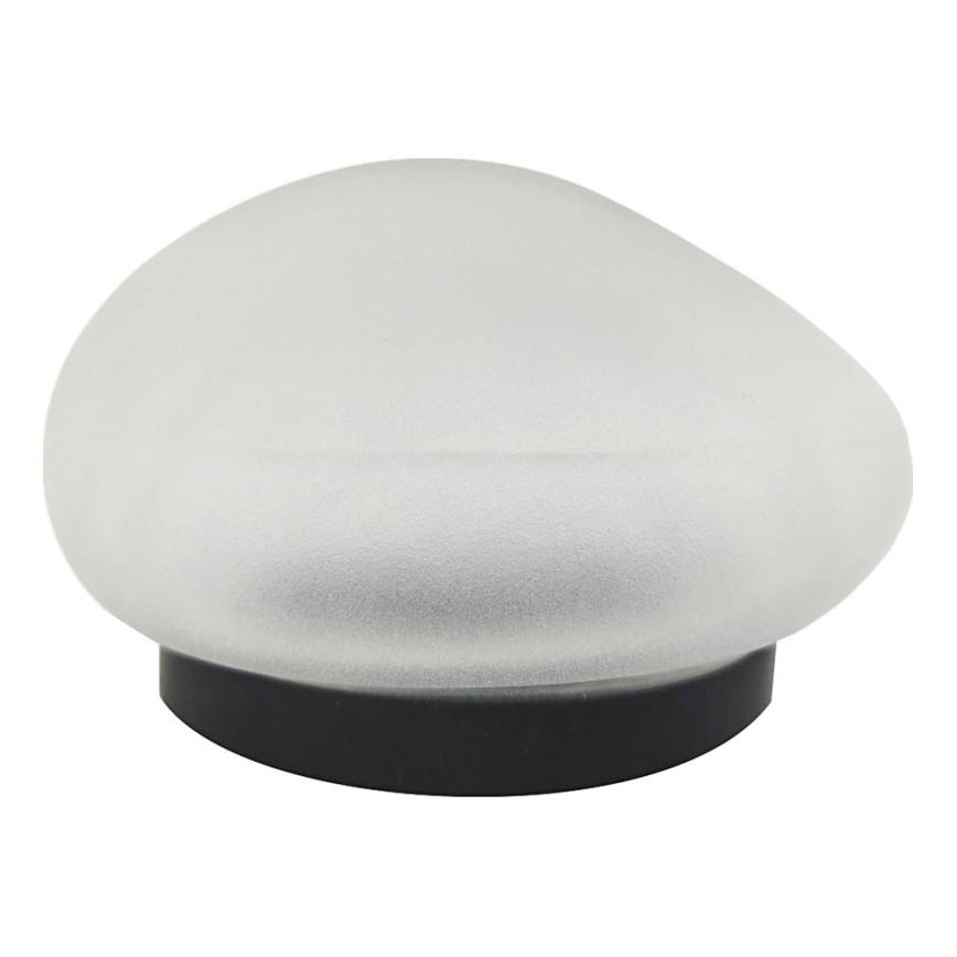 LED solárna lampa 2×LED/1,2 V 300 mAh IP44 čierna/biela
