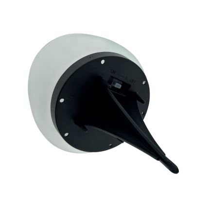 LED solárna lampa 2×LED/1,2 V 300 mAh IP44 čierna/biela