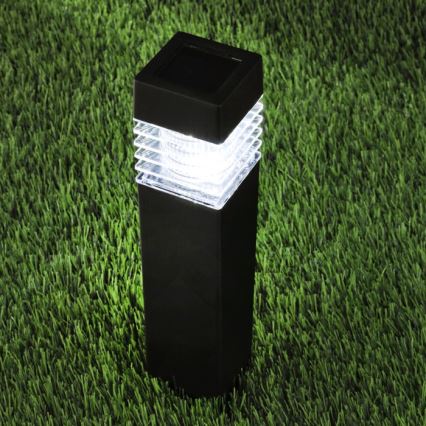 LED solárna lampa AURORA LED/1xAAA 4000K IP44 100 mAh