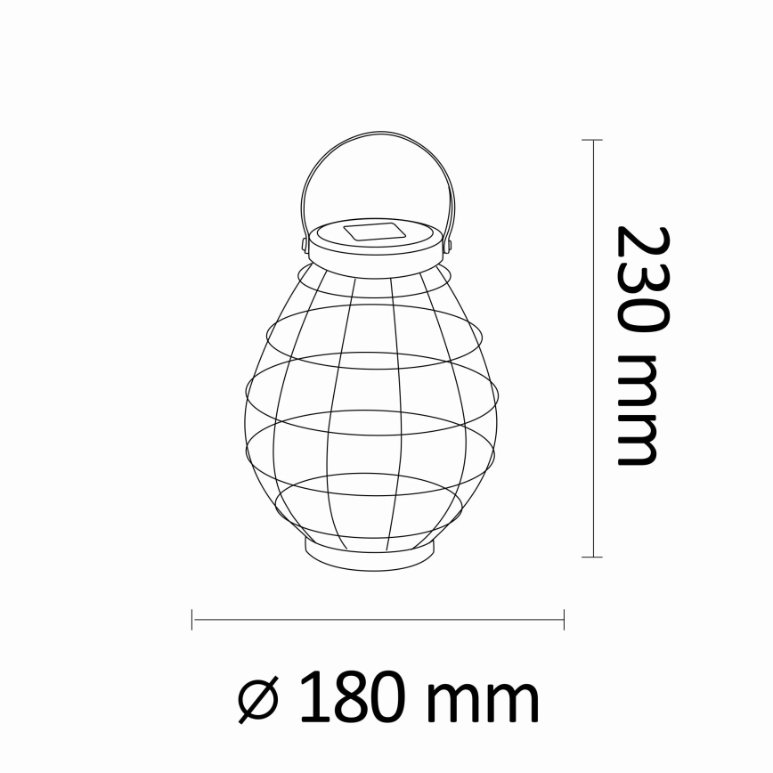 LED Solárna lampa KOGE LED/1,2V 300 mAh IP44