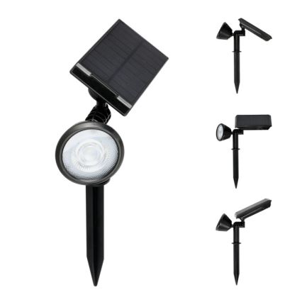 LED solárna lampa LANCE LED/3,7V 6000K IP44 1500 mAh