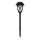 LED solárna lampa LAWN LED/1,2V 100 mAh 3000K 44 cm IP44 čierna