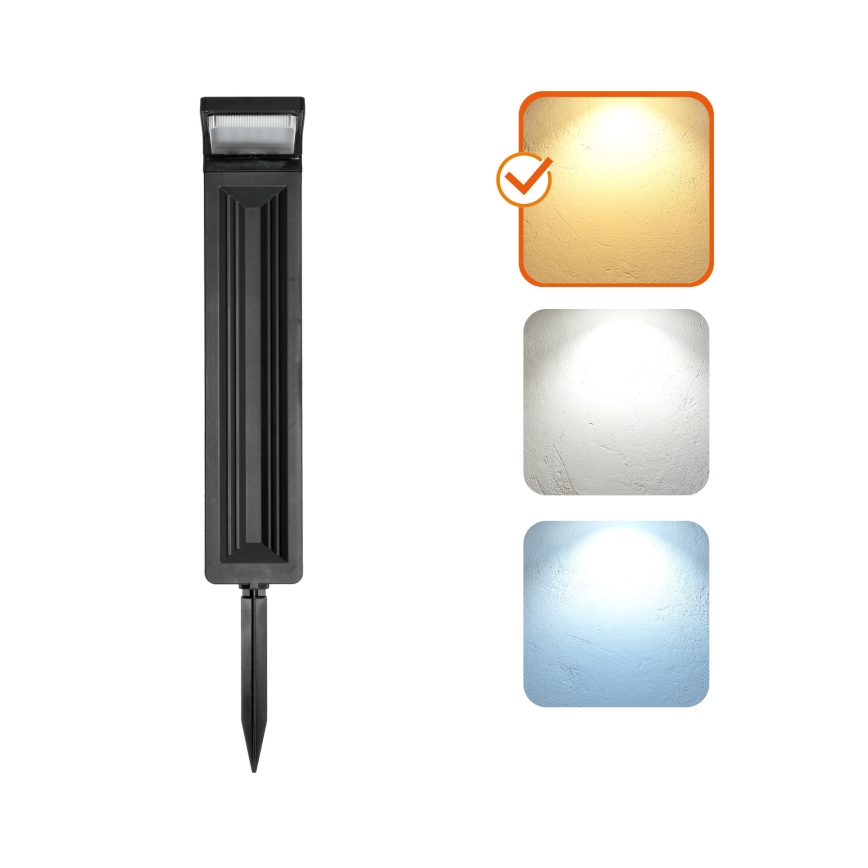 LED Solárna lampa LED/0,2W/3,7V 6500K IP44