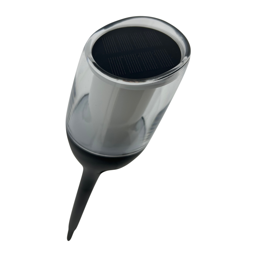 LED solárna lampa LED/1,2 V 800 mAh IP44 čierna