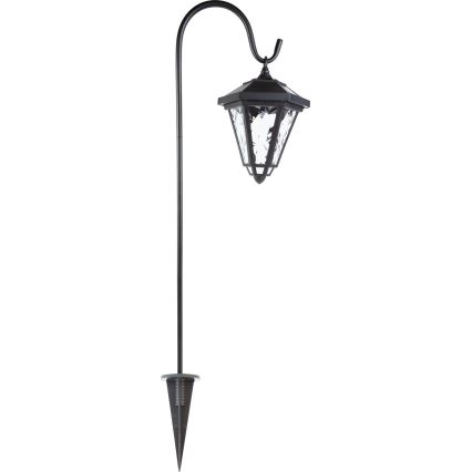 LED solárna lampa LED/1,2V 200 mAh IP44  čierna