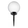 LED solárna lampa LED/1,2V 6500K 200 mAh pr. 25 cm IP44 biela/čierna