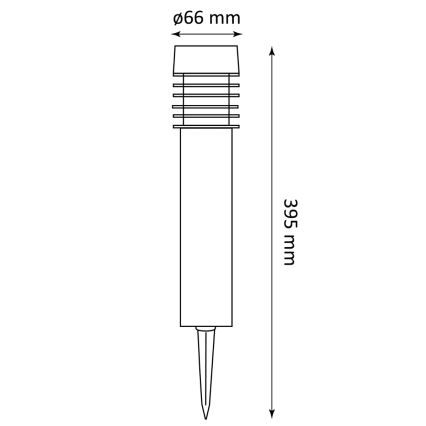 LED Solárna lampa MARTIN LED/1,2V 600 mAh IP44