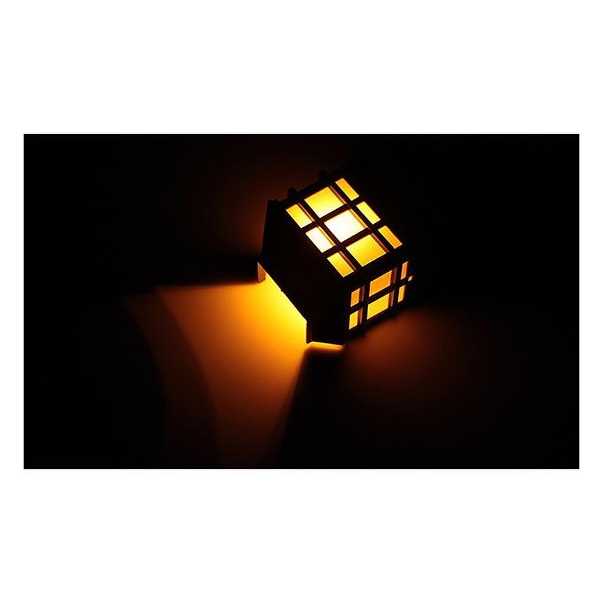 LED Solárna lampa nástenná so súmrakovým senzorom LED/2V 70 mAh IP44