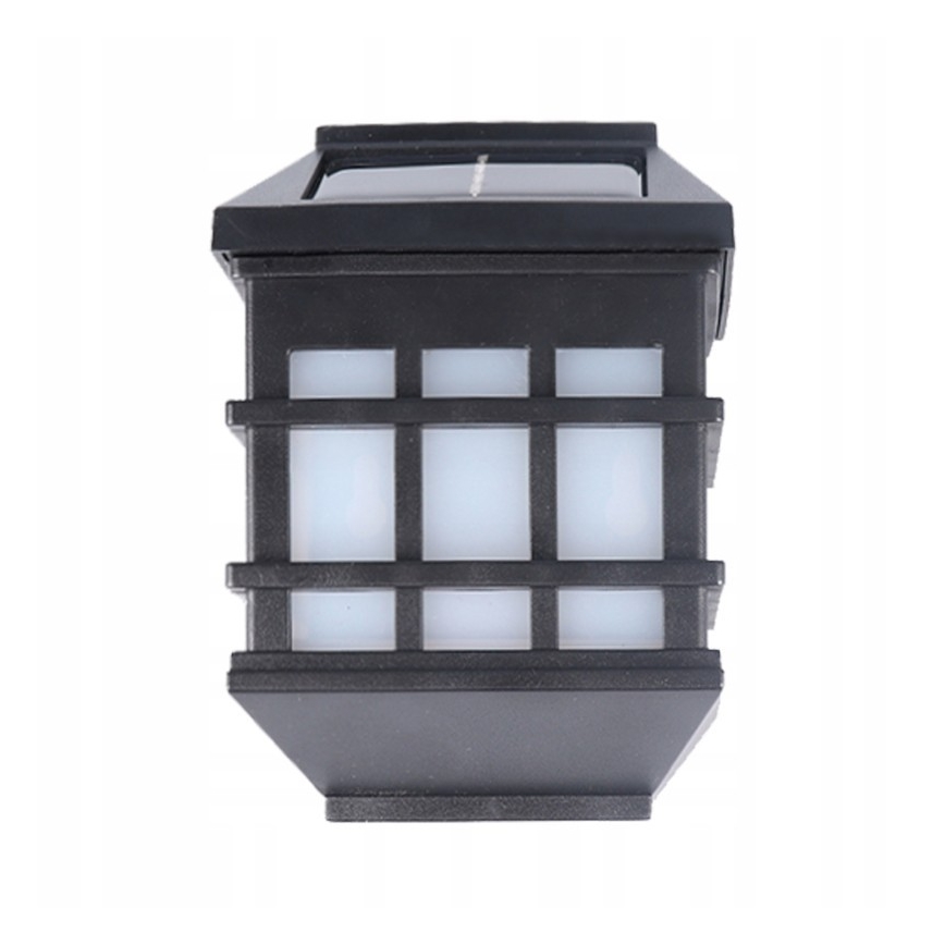 LED Solárna lampa nástenná so súmrakovým senzorom LED/2V 70 mAh IP44