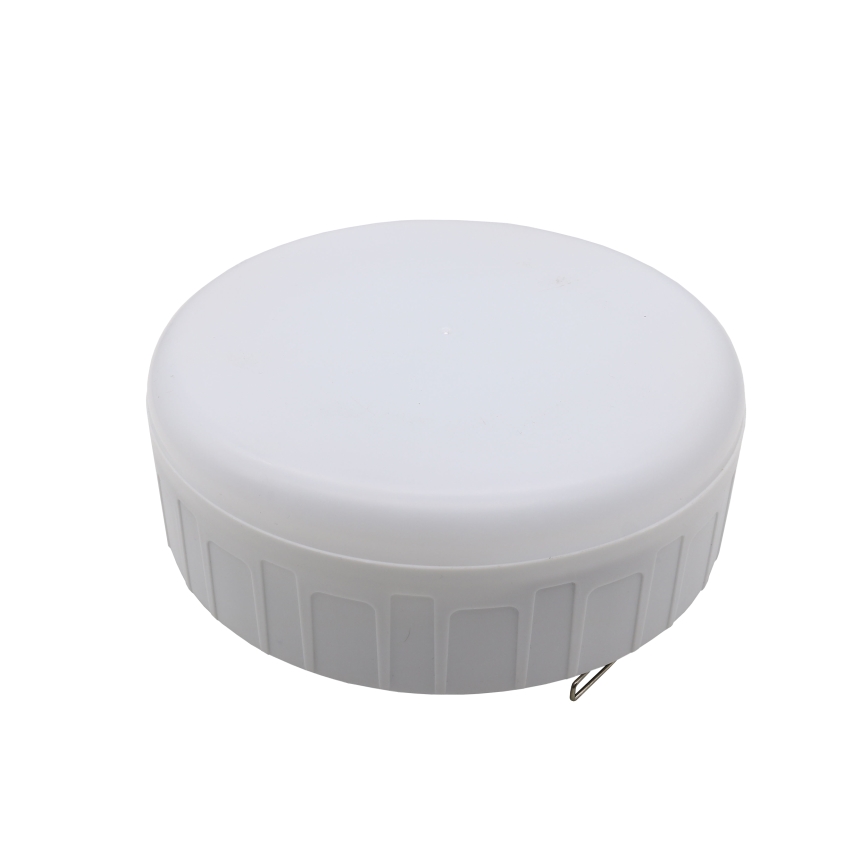 LED Stmievateľná nabíjacia solárna lampa s funkciou powerbanky K3 LED/2W/5,5V 6500K IPX4 2400 mAh čierna/biela