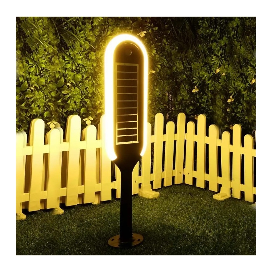 LED Solárna lampa so senzorom BOLLARD LED/5W/5,5V 70 cm 3000K IP65 2000 mAh