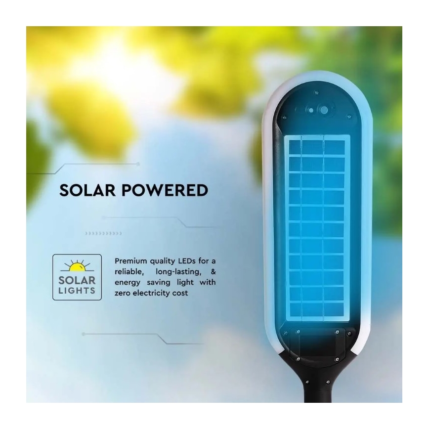 LED Solárna lampa so senzorom BOLLARD LED/5W/5,5V 70 cm 3000K IP65 2000 mAh