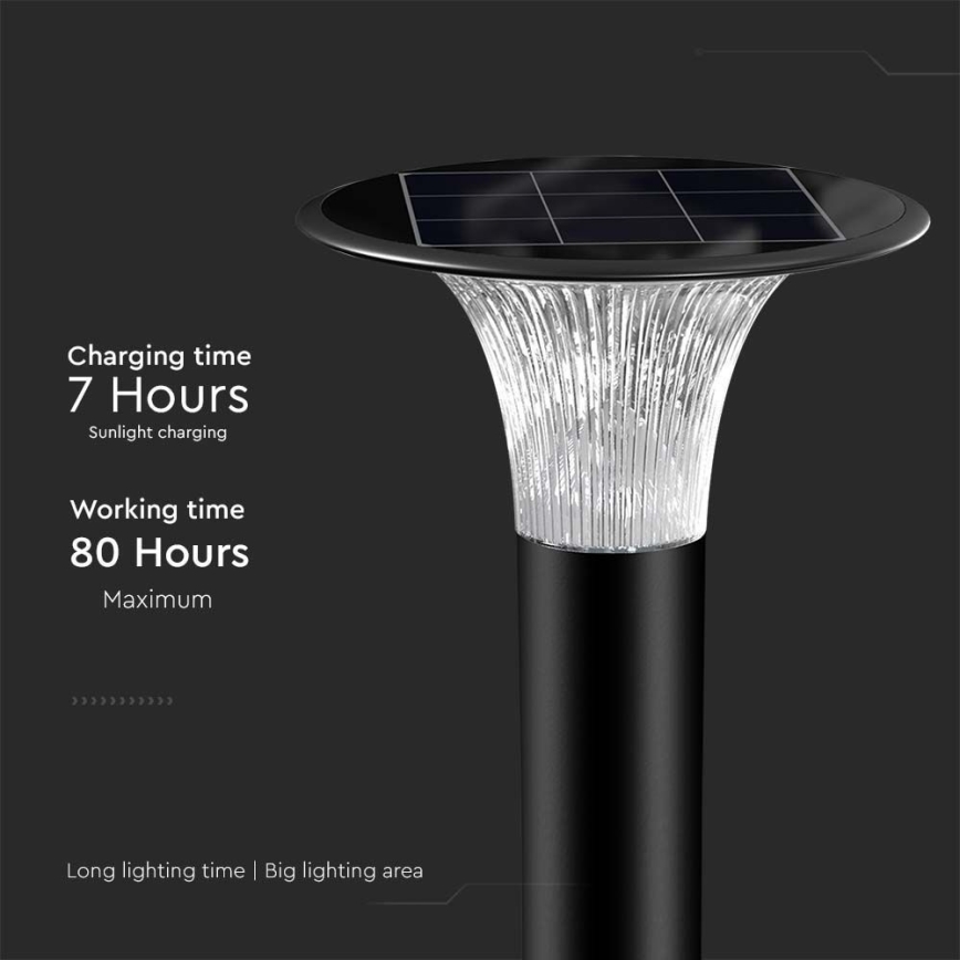 LED Solárna lampa so senzorom LED/15W/3,2V 4000K/6000K IP65