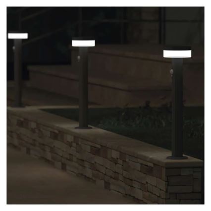 LED solárna lampa so senzorom LED/2W/3,7V 1200 mAh IP44 50 cm