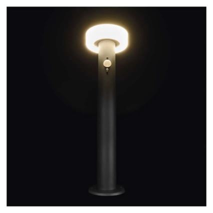 LED solárna lampa so senzorom LED/2W/3,7V 1200 mAh IP44 50 cm