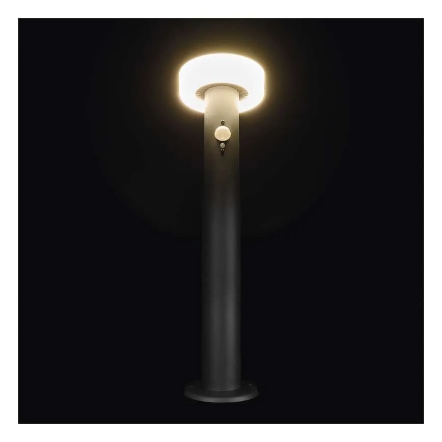 LED solárna lampa so senzorom LED/2W/3,7V 1200 mAh IP44 50 cm