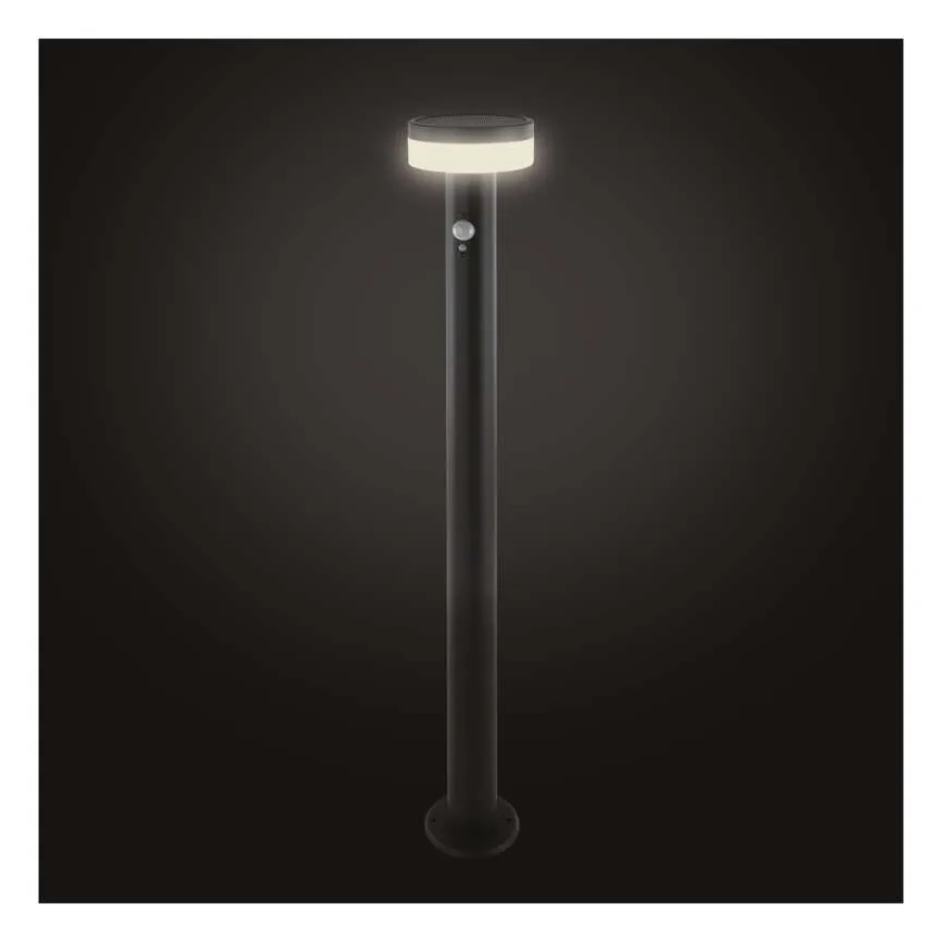 LED solárna lampa so senzorom LED/2W/3,7V 1200 mAh IP44 80 cm