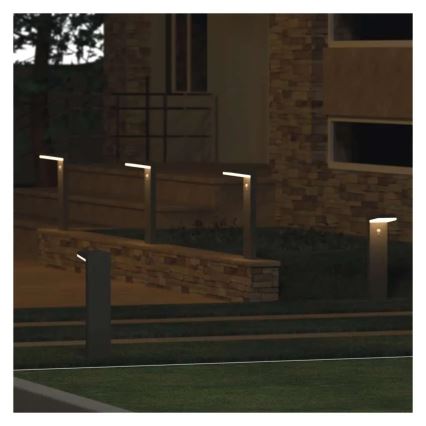 LED solárna lampa so senzorom LED/4,4W/3,7V 2200 mAh IP44