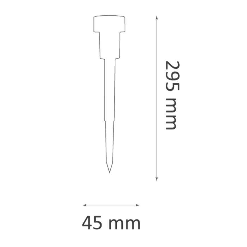 LED Solárna lampa STIK LED/1,2V 40 mAh IP44