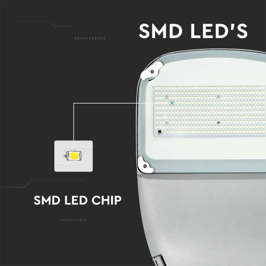 LED Stmievateľná solárna pouličná lampa SAMSUNG CHIP LED/50W/6,4V 4000K IP65 30000 mAh + diaľkové ovládanie