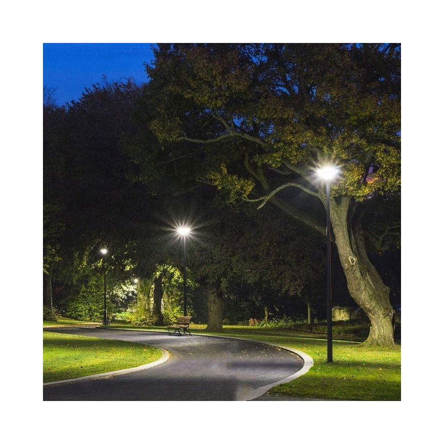 LED Solárna pouličná lampa so senzorom LED/10W/3,2V IP65 4000K 15000 mAh + diaľkové ovládanie