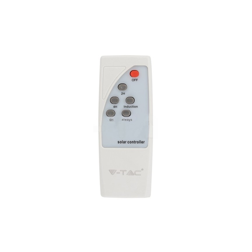 LED Solárna pouličná lampa so senzorom LED/10W/3,2V IP65 4000K 15000 mAh + diaľkové ovládanie