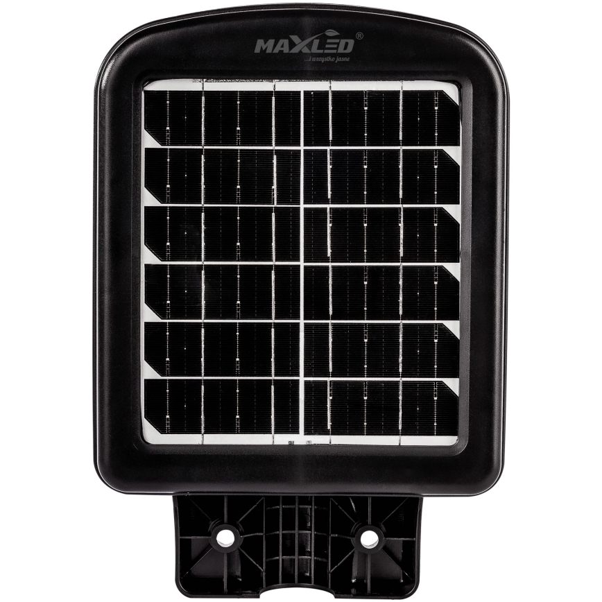 LED Stmievateľná solárna pouličná lampa so senzorom LED/150W/6V 6500K IP65 čierna + diaľkové ovládanie