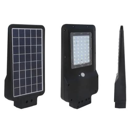 LED Solárna pouličná lampa so senzorom LED/15W/7,4V 4000K IP65 10800 mAh