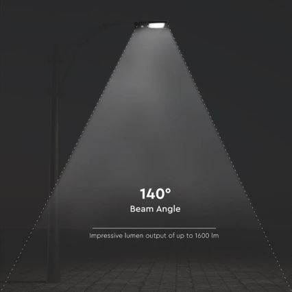 LED Solárna pouličná lampa so senzorom LED/15W/7,4V 4000K IP65 10800 mAh