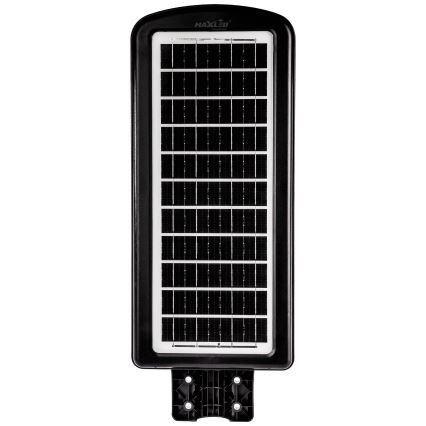LED Stmievateľná solárna pouličná lampa so senzorom LED/240W/6V 6500K IP65 čierna + diaľkové ovládanie
