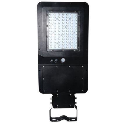 LED Solárna pouličná lampa so senzorom LED/40W/9,6V IP65 6000K 12000 mAh + diaľkové ovládanie