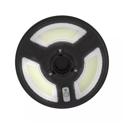 LED Solárna pouličná lampa so senzorom LED/7,5W/3,2V IP65 4000K 15000 mAh + diaľkové ovládanie